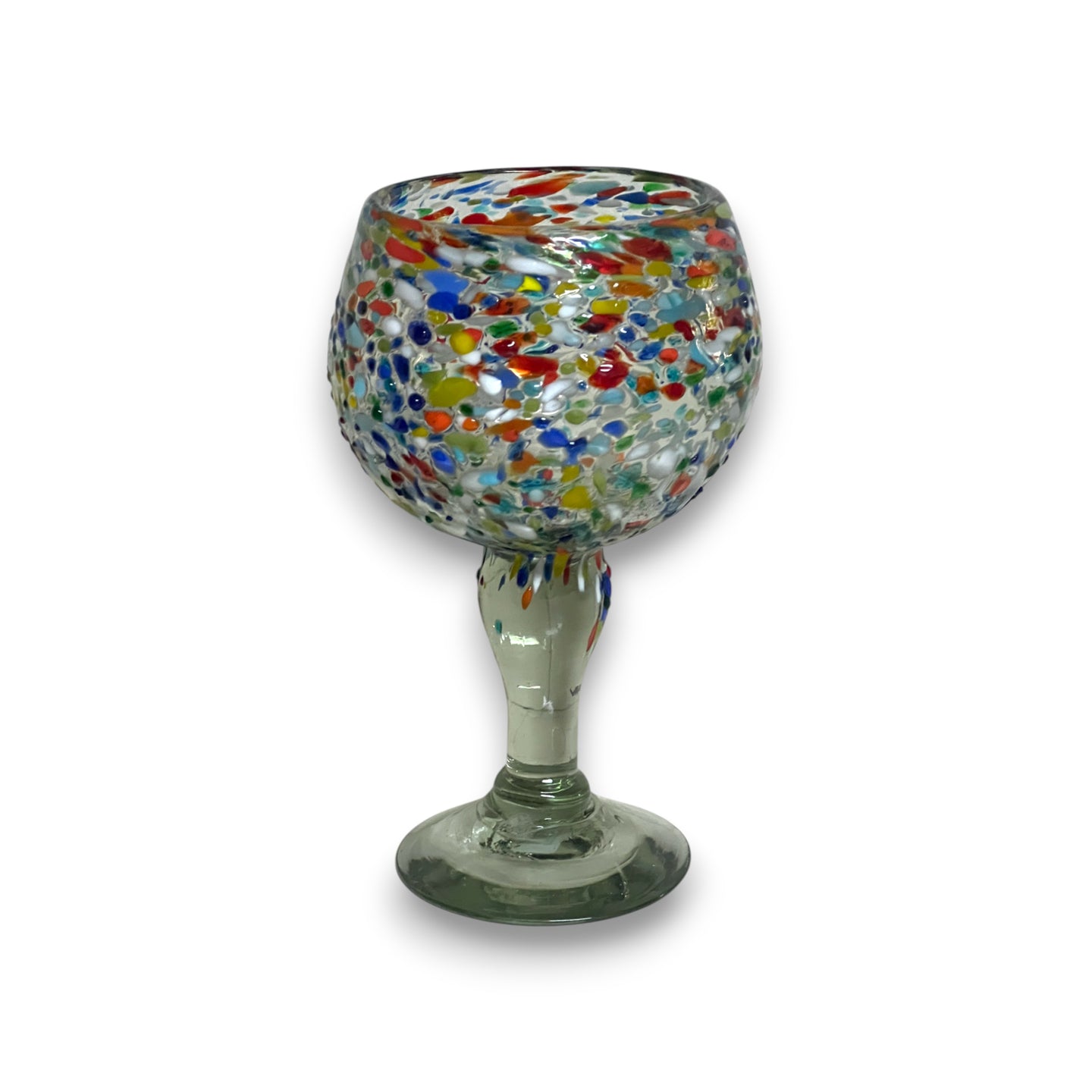 Mexican Margarita Glass | Fish Bowl Confetti Pebble